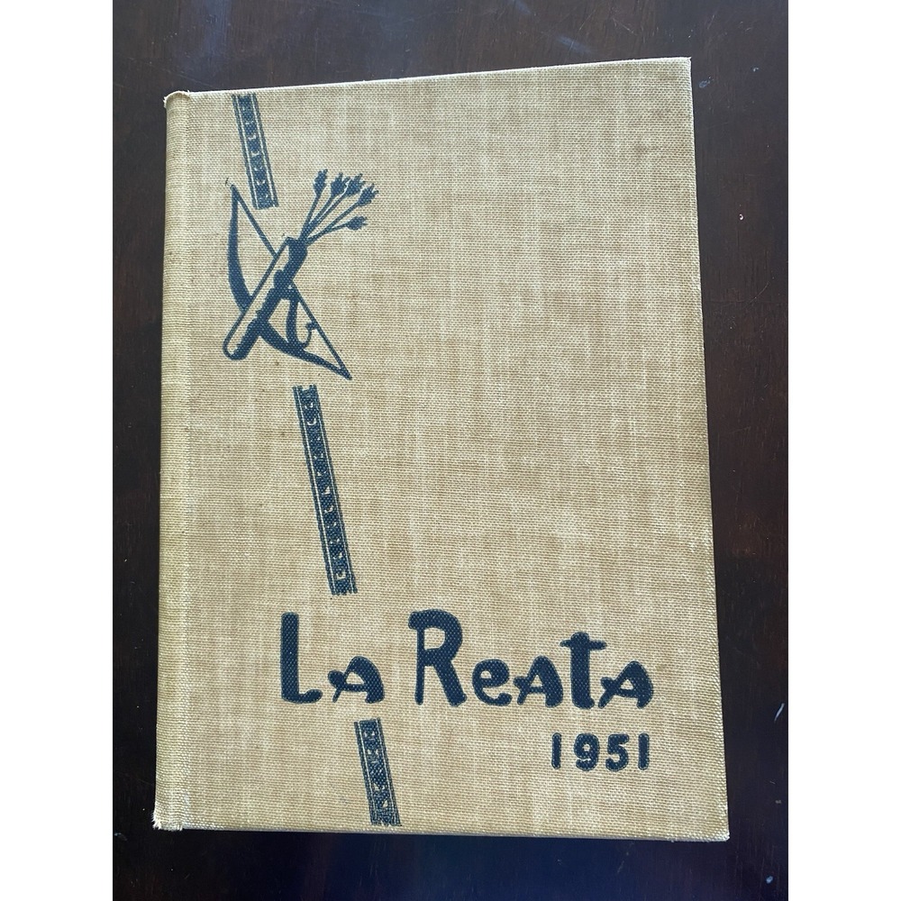 1951 La Reata Albuquerque High School Yearbook New Mexico Vintage Annual